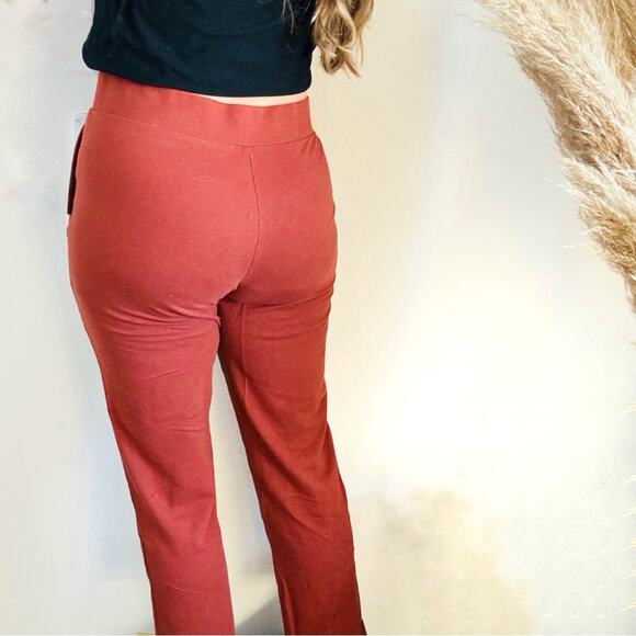 NEW UGG Waylen Straight Leg Rust Orange Brick Red Sweatpants Lounge PJ Pant M - Picture 12 of 16